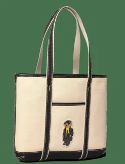 Polo Ralph Lauren Polo Bear Canvas Small Shopper Tote - Shoppers|Kvinnor Shoppingväskor & Totes