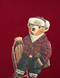 Ralph Lauren Kids Polo Bear Cotton Long-Sleeve Tee - Sweatshirts|Barn Överdelar
