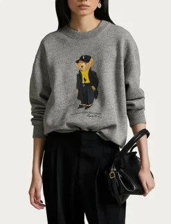Polo Ralph Lauren Polo Bear Fleece Crewneck - Sweatshirts|Kvinnor Sweatshirts
