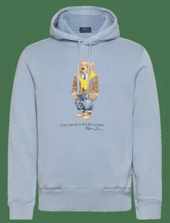 Polo Ralph Lauren Polo Bear Garment-Dyed Fleece Hoodie - Hoodies| Sweatshirts & Huvtröjor