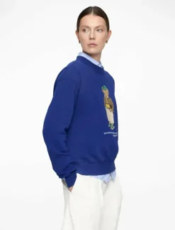 Polo Ralph Lauren Polo Bear Lightweight Fleece Crewneck - Sweatshirts|Kvinnor Sweatshirts