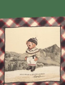 Kvinnor Polo Ralph Lauren Sjalar & Halsdukar|Polo Bear Wool-Silk Square Scarf - Sjalar