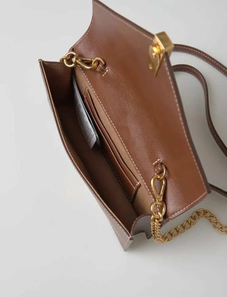 Polo Ralph Lauren Polo ID Leather Chain Wallet & Bag - Crossbody Bags|Kvinnor Crossbody Bags