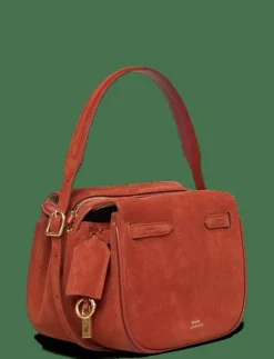 Polo Ralph Lauren Polo ID Suede Mini Satchel - Handväskor|Kvinnor Handväskor