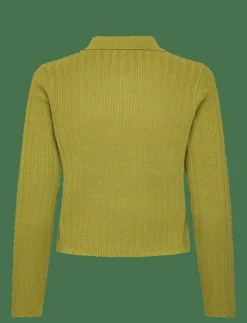 Kvinnor Mango Kläder|Polo-neck ribbed sweater - Pikéer