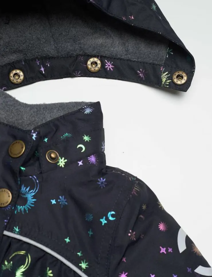 mikk-line Polyester Baby Girls Jacket-Glitter - Vinterjacka|Barn Jackor