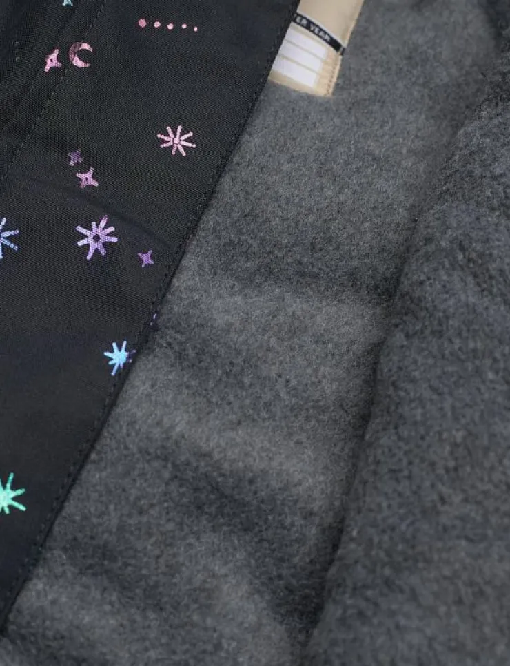mikk-line Polyester Baby Girls Jacket-Glitter - Vinterjacka|Barn Jackor