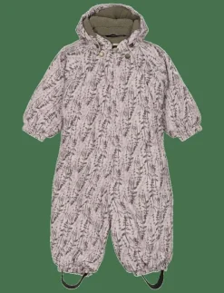 mikk-line Polyester Baby Suit - Aop Floral - Overaller|Barn Overaller