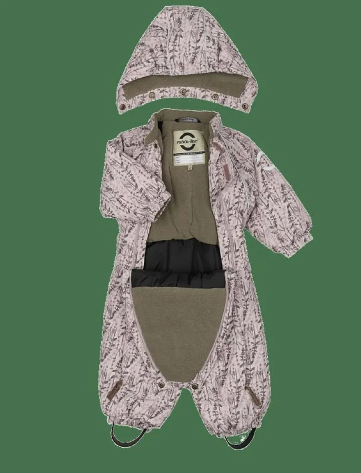 mikk-line Polyester Baby Suit - Aop Floral - Overaller|Barn Overaller