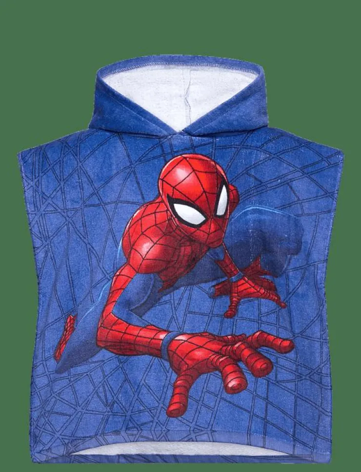 Barn BrandMac Bada|Bada|Poncho Spiderman 792 - 50x100 cm - Badponcho