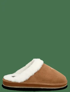 Polo Ralph Lauren Pony Suede & Faux-Fur Slipper - Inneskor|Kvinnor Tofflor
