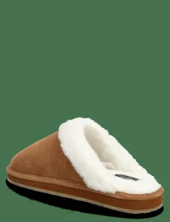 Polo Ralph Lauren Pony Suede & Faux-Fur Slipper - Inneskor|Kvinnor Tofflor