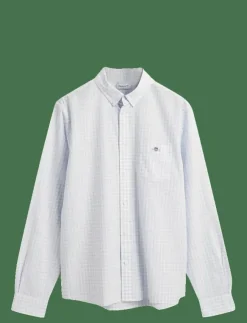Barn GANT Överdelar|POPLIN GINGHAM SHIELD SHIRT - Långärmad skjorta