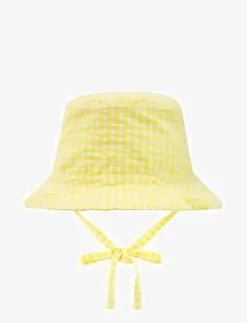 Barn Boboli Solhattar|Poplin hat check - Solhatt
