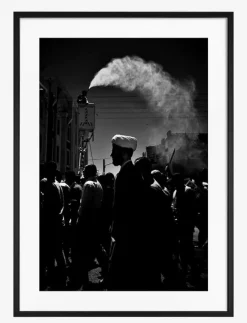 Democratic Gallery Posters & Ramar|Poster Monochrome Middle Eastern Market - Fotokonst