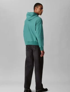Calvin Klein Jeans Sweatshirts & Huvtröjor|PREMIUM TERRY MICRO MONOLOGO HOO - Hoodies