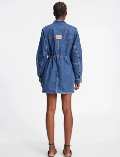 Kvinnor Munthe Denimkläder|Klänningar|PRICKLY - Korta klänningar