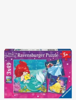 Barn Ravensburger Pussel & Spel|Princesses Adventure - 3x49p - Klassiska pussel