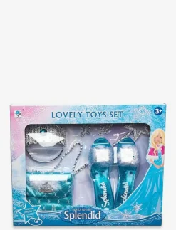 Suntoy PRINSESSSET BLÅ 38x31 cm - Maskeradtillbehör|Barn Leksaker|Leksaker