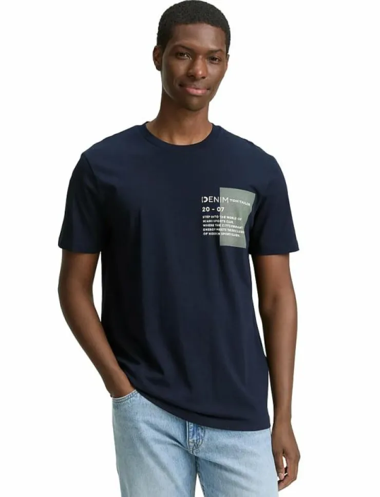 Tom Tailor printed t-shirt - Kortärmad t-shirt| T-Shirts