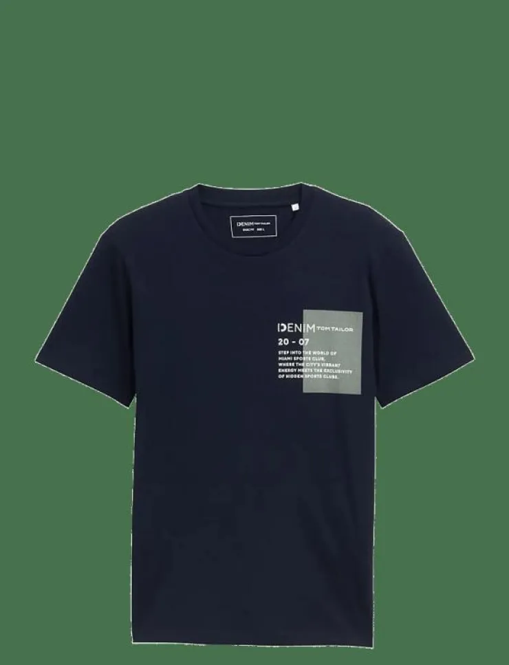 Tom Tailor printed t-shirt - Kortärmad t-shirt| T-Shirts