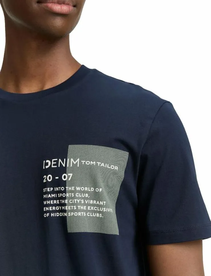 Tom Tailor printed t-shirt - Kortärmad t-shirt| T-Shirts