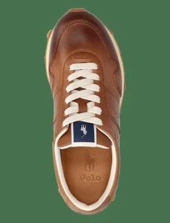 Kvinnor Polo Ralph Lauren Sneakers|PRL Trail 125 Leather Sneaker - Låga sneakers
