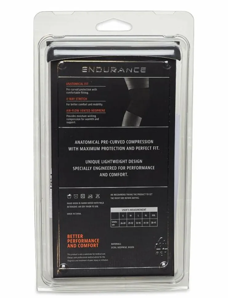 Kvinnor Endurance Sportutrustning|Sportutrustning|PROTECH Neoprene Knee Support - Knästöd