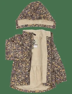mikk-line PU AOP Rain Set Teddy Rec w. Susp10 - Regnställ|Barn Regnkläder