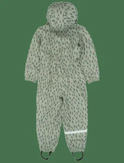 Barn mikk-line Overaller|PU AOP Rain Suit with Fleece - Regnoveraller