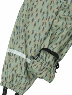 Barn mikk-line Overaller|PU AOP Rain Suit with Fleece - Regnoveraller