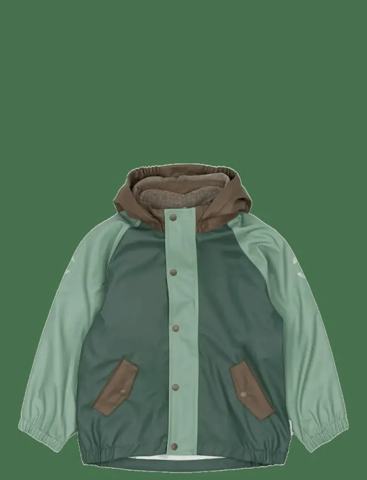 Barn mikk-line Regnkläder|Pu Rain Set + Fleece/Susp. 104 - Regnställ