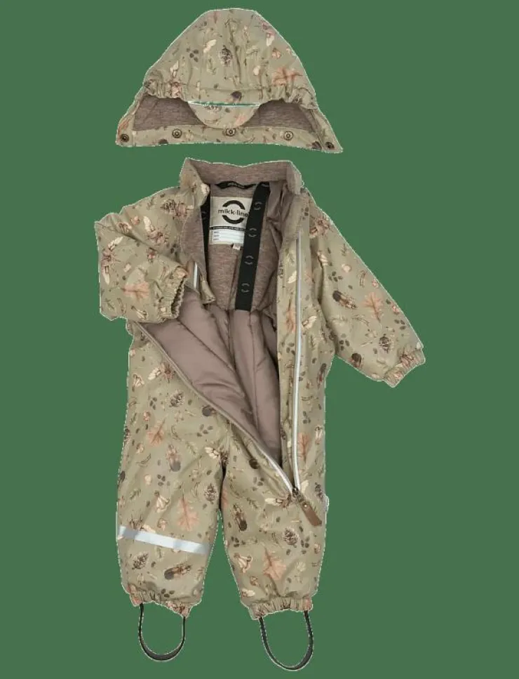 Barn mikk-line Overaller|PU Snow Suit 2 Zip Recycled - AOP - Overaller