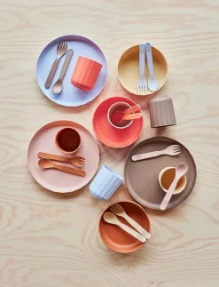 OYOY MINI Pullo Plate & Bowl - Set of 2 - Tallrikar|Barn Matdags|Matdags