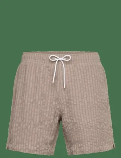 Abercrombie & Fitch Badkläder|Pull-On Wide Seersucker Swim Trunk - Badbyxor