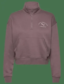 Kvinnor PUMA Sweatshirts|Sweatshirts|CLASS Comfort Half-Zip Short Crew FL - Sweatshirts