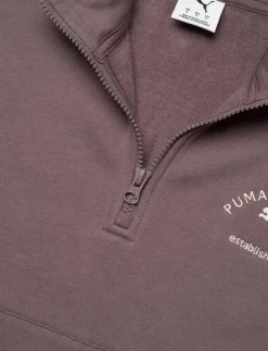 Kvinnor PUMA Sweatshirts|Sweatshirts|CLASS Comfort Half-Zip Short Crew FL - Sweatshirts