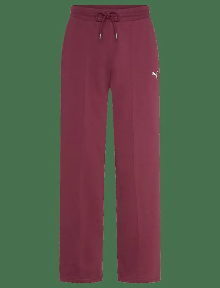 PUMA CLASS Comfort Pinnacle High-Waist Straight Pants TR op - Sweatpants|Kvinnor Byxor|Mjukisbyxor
