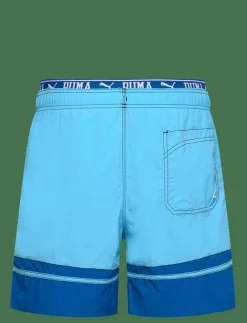 Puma Swim Badshorts|Badkläder|MEN COLOUR BLOCK MID SHORTS 1P - Badbyxor