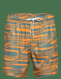 Puma Swim Badshorts|MEN FORMSTRIP MID SHORTS 1P - Badbyxor
