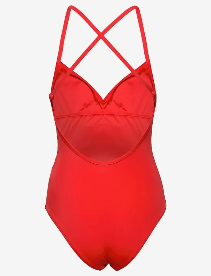 Puma Swim WOMEN VNECK PADDED SWIMSUIT 1P - Baddräkter|Kvinnor Badkläder