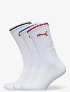 PUMA UNISEX STRIPED CREW SOCK 3P - Strumpor|Kvinnor Underkläder|Strumpor