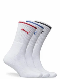 PUMA UNISEX STRIPED CREW SOCK 3P - Strumpor|Kvinnor Underkläder|Strumpor