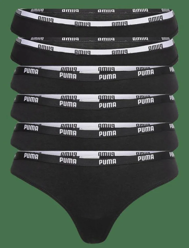 PUMA WOMEN STRING 6P ECOM - Underkläder|Kvinnor Underkläder|Trosor