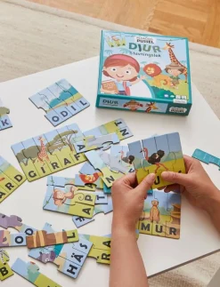 Barbo Toys Pussel Pedagog - Djur Stavingslek (SE) - Pedagogiskt pussel|Barn Pussel & Spel