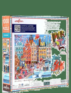 Barn Eeboo Pussel & Spel|Puzzle 1000 pcs - Stockholm - Klassiska pussel