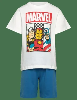 Barn Marvel Set|PYJAMA - Set med kortärmad t-shirt