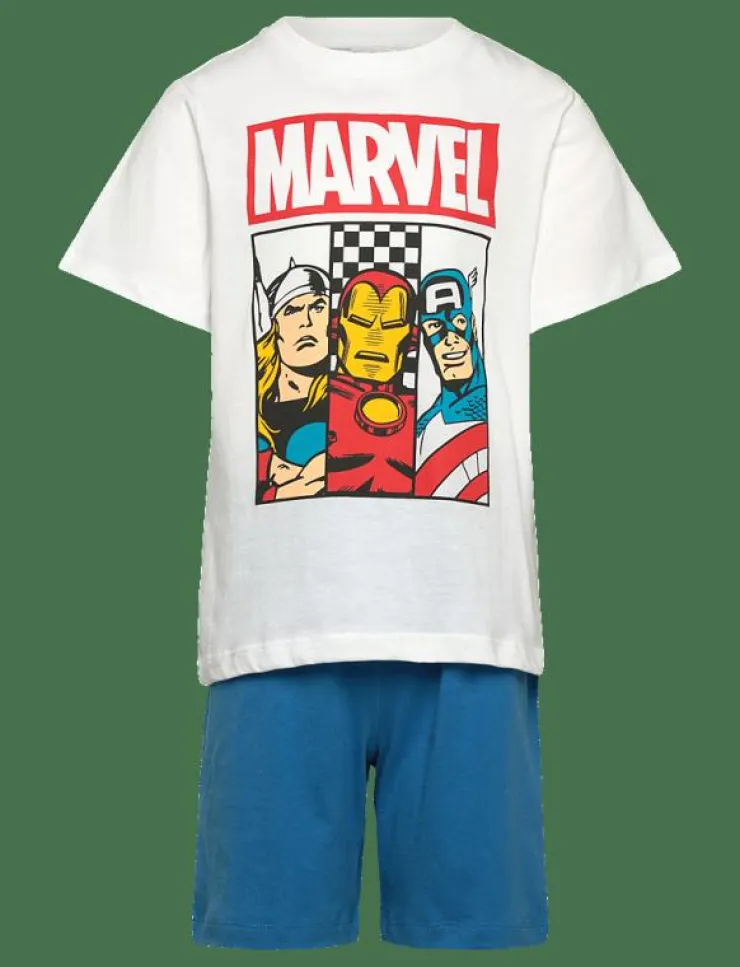 Barn Marvel Set|PYJAMA - Set med kortärmad t-shirt