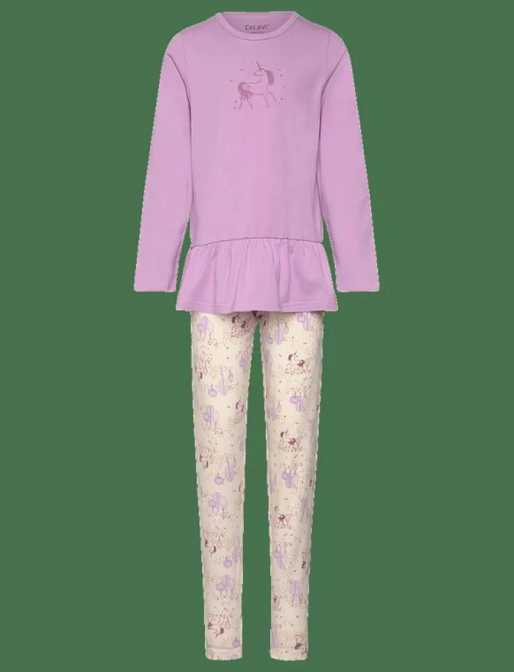 Barn CeLaVi Sovplagg|Pyjamas set w. Leggings - Set