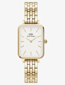 Kvinnor Daniel Wellington Klockor|Quadro 20x26 5-Link G White - Analog klocka